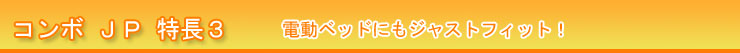 マニフレックス コンボＪＰ 特長３